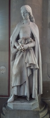 Statue of Joan of Arc in Notre Dame de la Gare